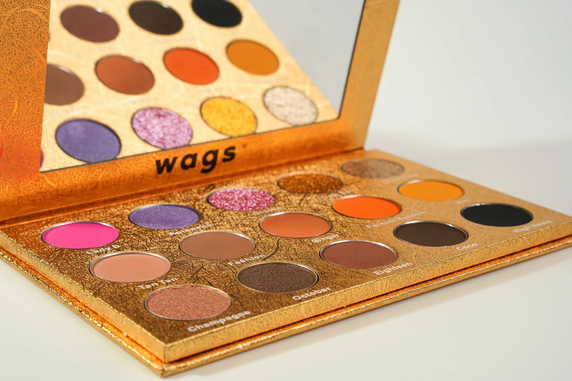 Colors Eyeshadow Gold Vibrant Summer Matters Palette, High Wags Palette, Pigmented and