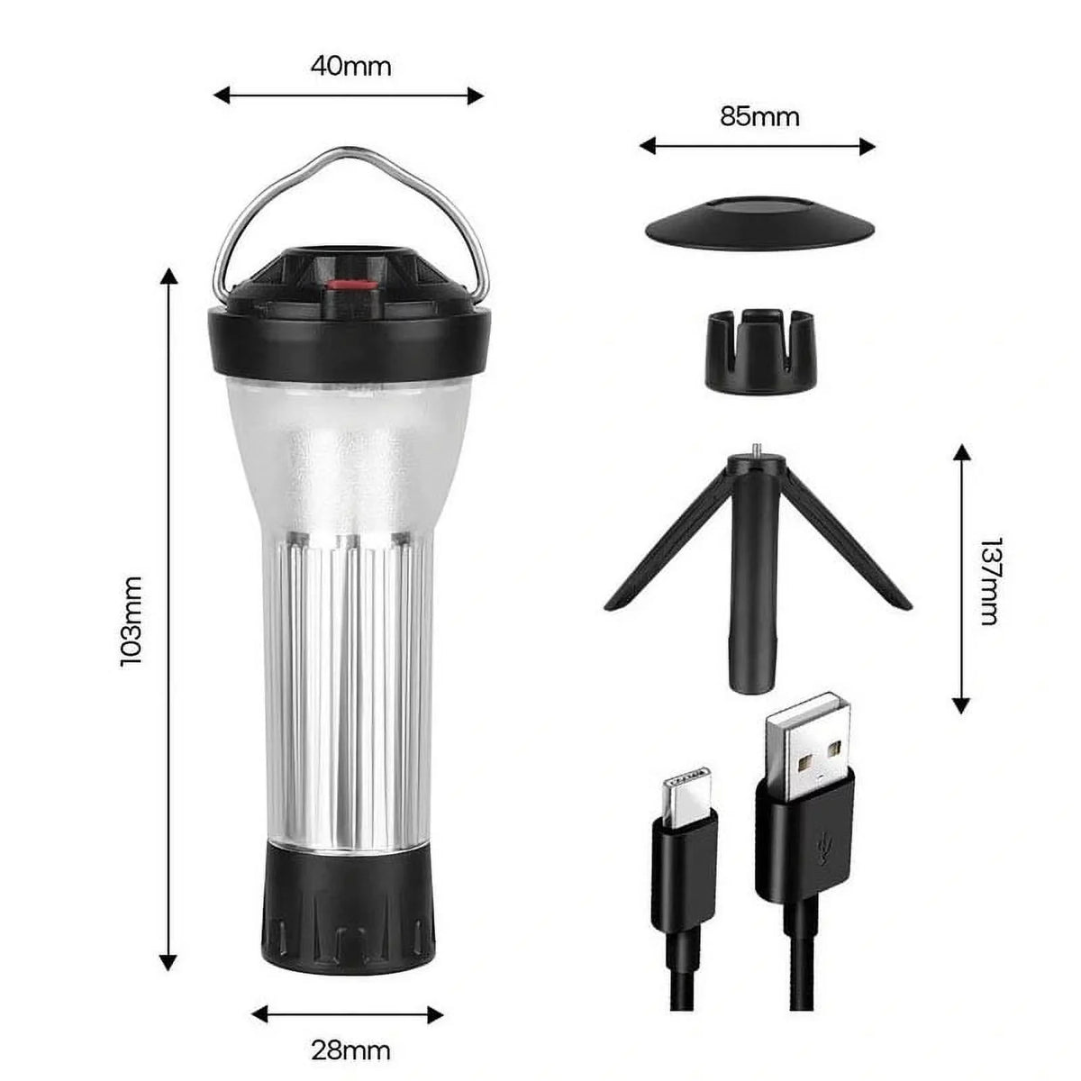 With 5 Modes Lighting Goal Blackdog To Lantern Similar Camping Magnetic Led Lamp Emergency Base 3000Mah Zero Flashlights Lantern