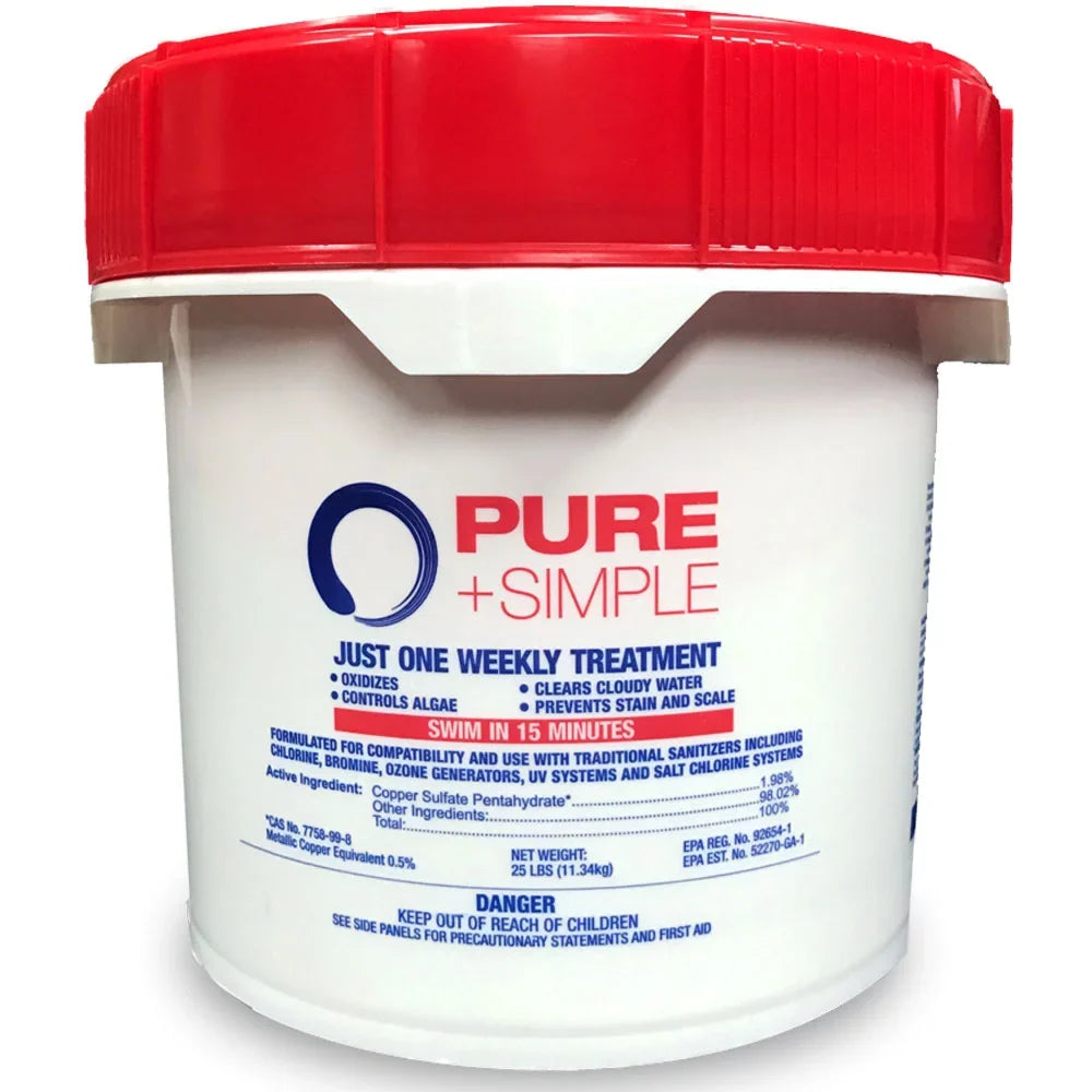 Pail - LB Simple + Pools for Care Water Weekly 10 Swimming Pure