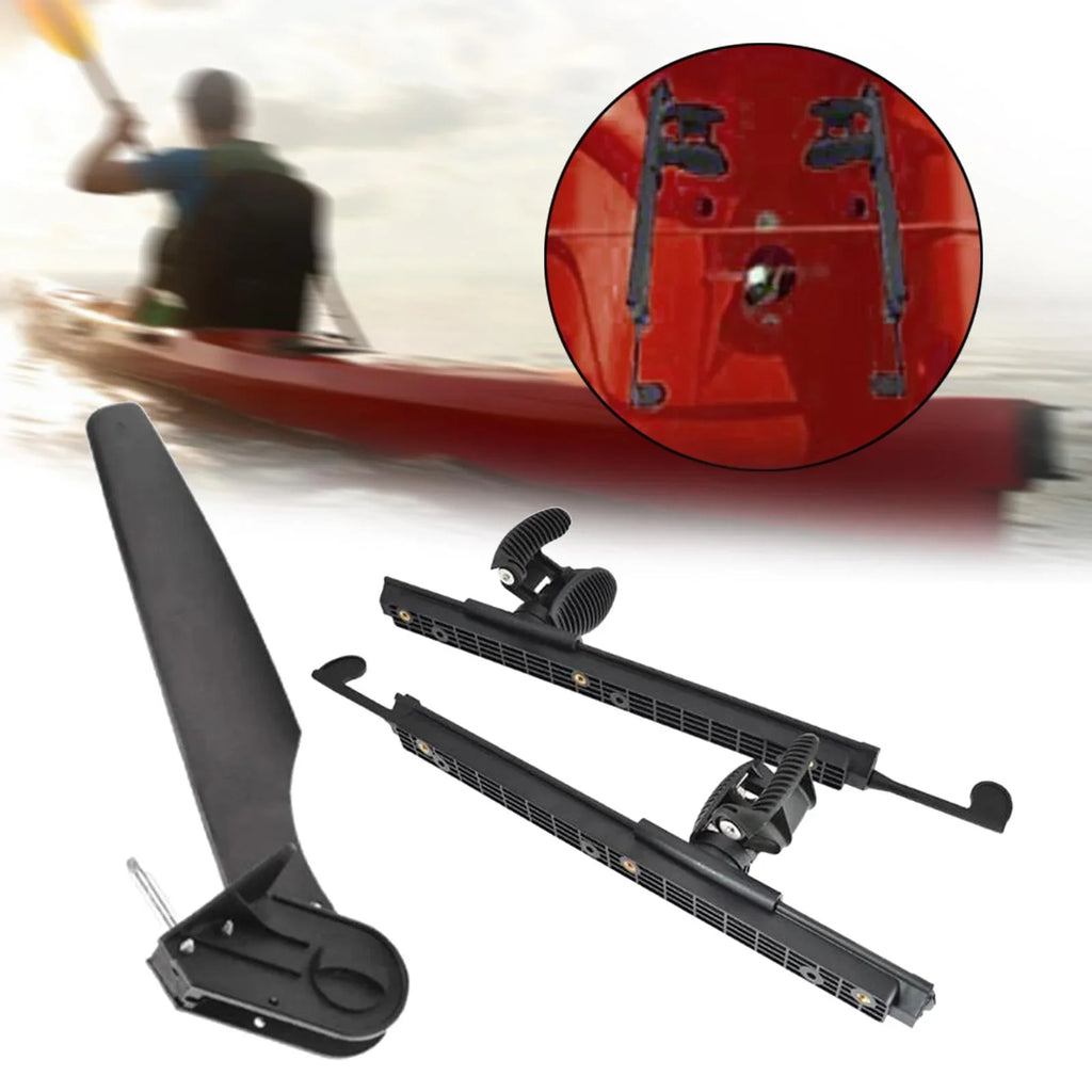 Watercraft Boat Rudder Rudder Canoeing Accessories Kayak Brace Pegs Foot Kayak Fishing Foot Tnarru Boat Marine for Tail Pedals with