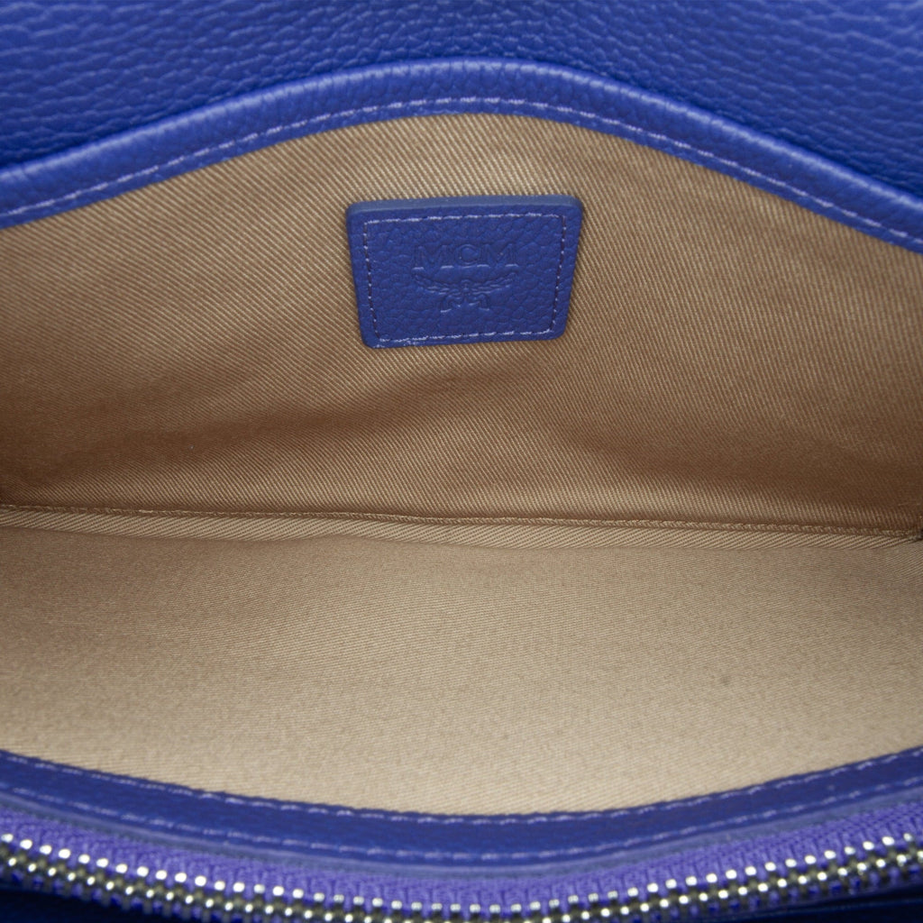 Bag Pre-Owned Crossbody Patricia Unisex Studded (Good) on Authenticated Calf Wallet Chain Leather MCM