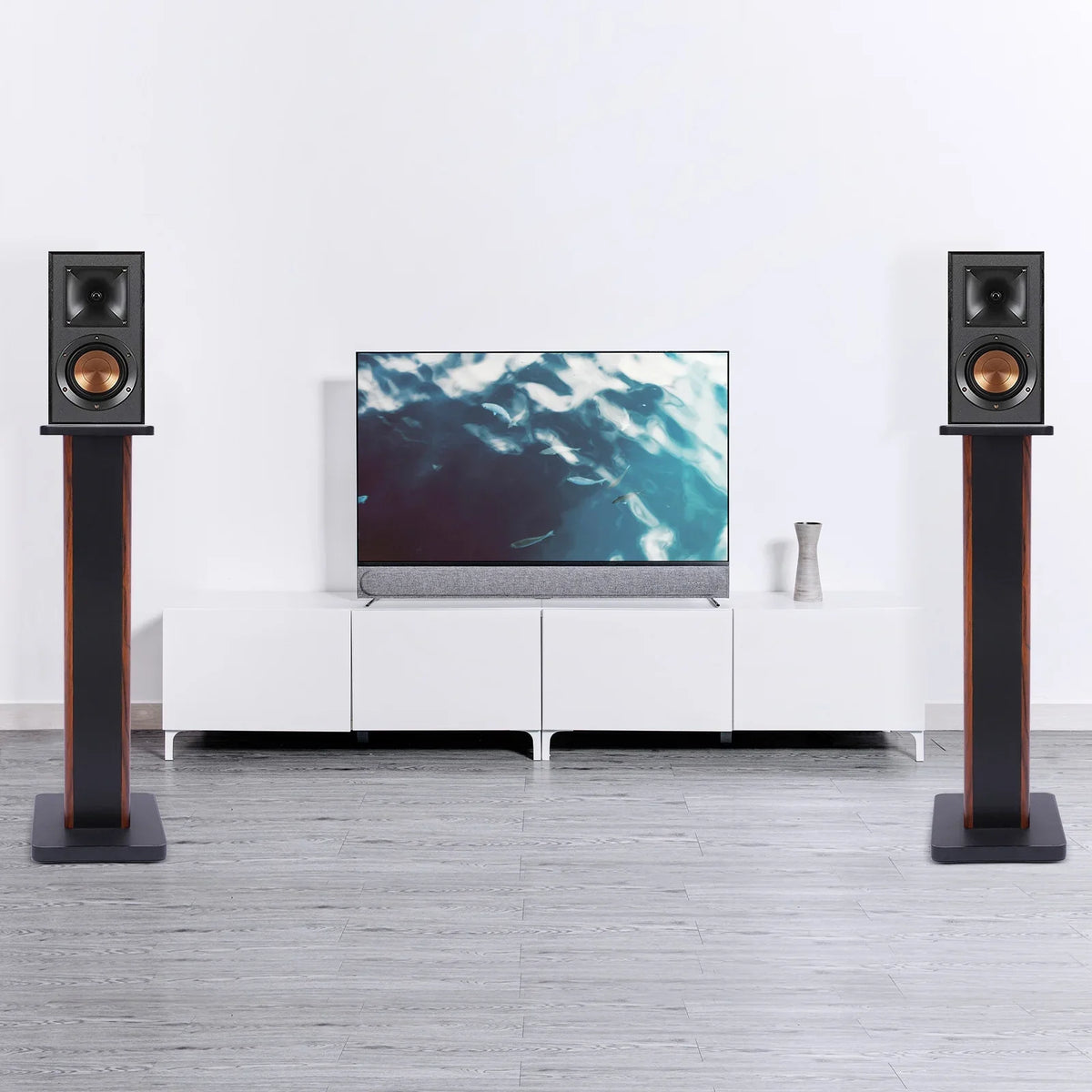 Theater Studio Stands Holder 2x28" Speaker Monitor Speaker Stand Multimedia Home