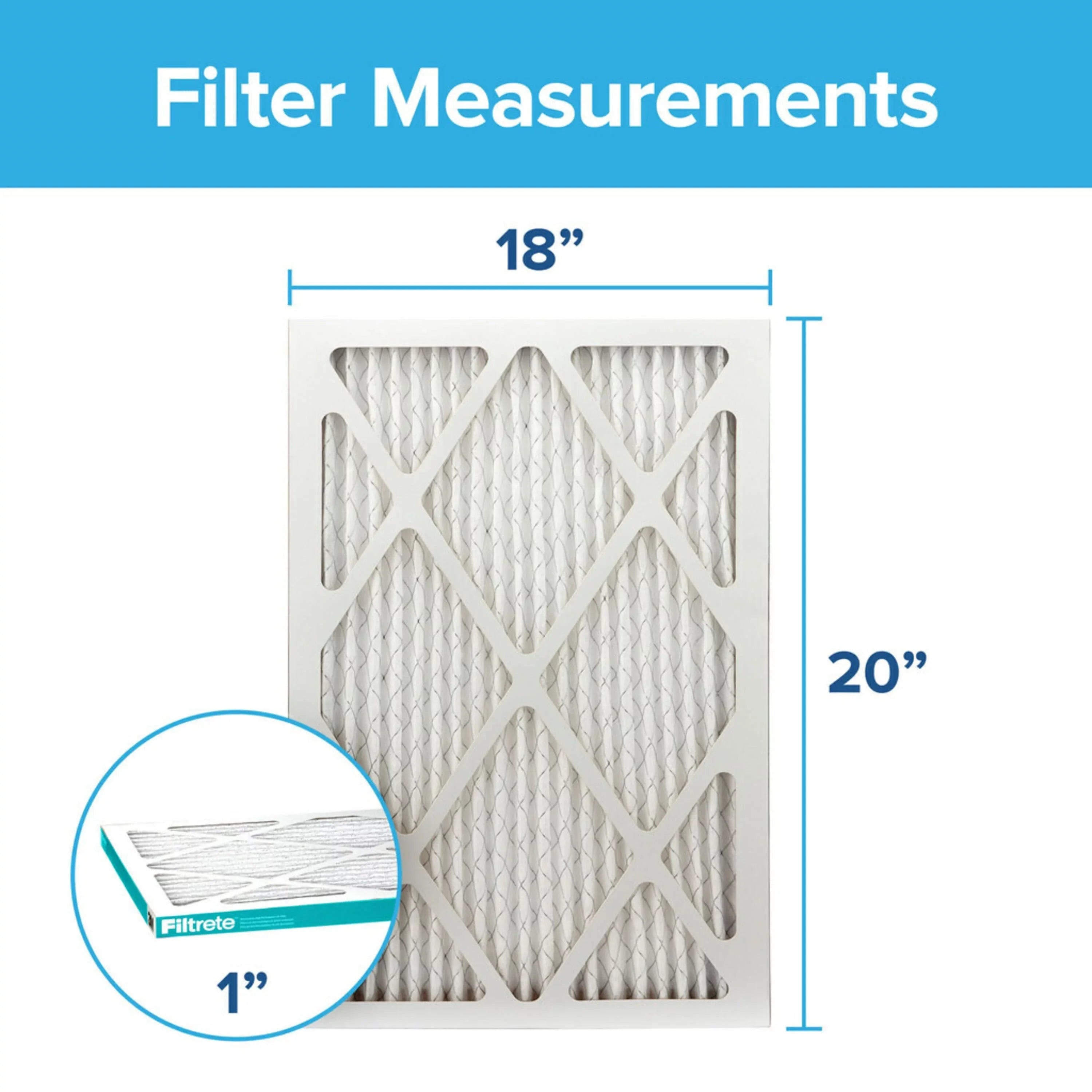 Filter, MPR, Furnace 1200 oxygen Allergen Filters Filtrete 11, 3M by 4 Reduction 18x20x1, HVAC MERV