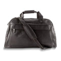 Laptop Leather Brown Duffle Strap Pocket and with Bag Adjustable Dark QGM23256