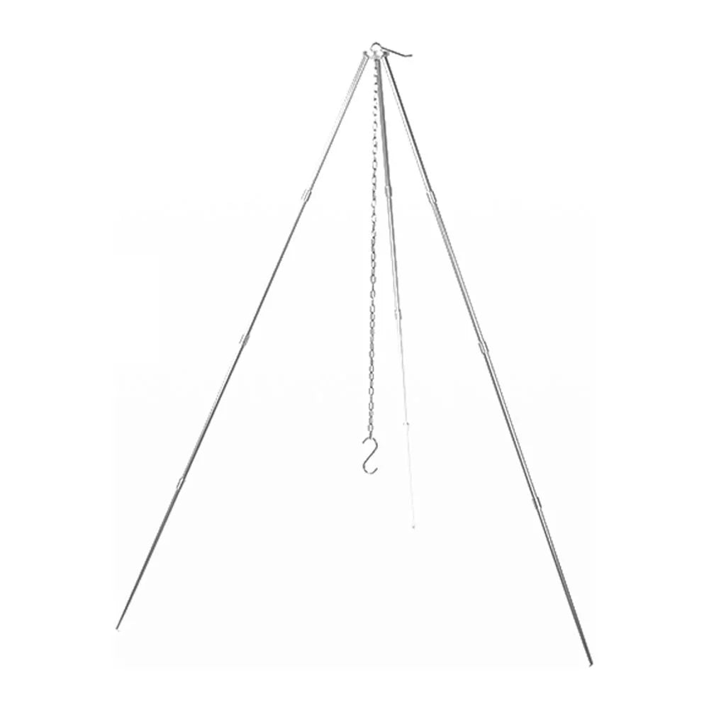 Tripod Detachable Stand Folding Picnic mobile Camping Arealer Bracket BBQ Bonfire Rack Alloy Hung Campfire for Pot Aluminum