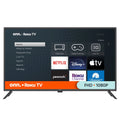 LED (100069992) onn. (1080P) Class Smart 43” Roku TV FHD