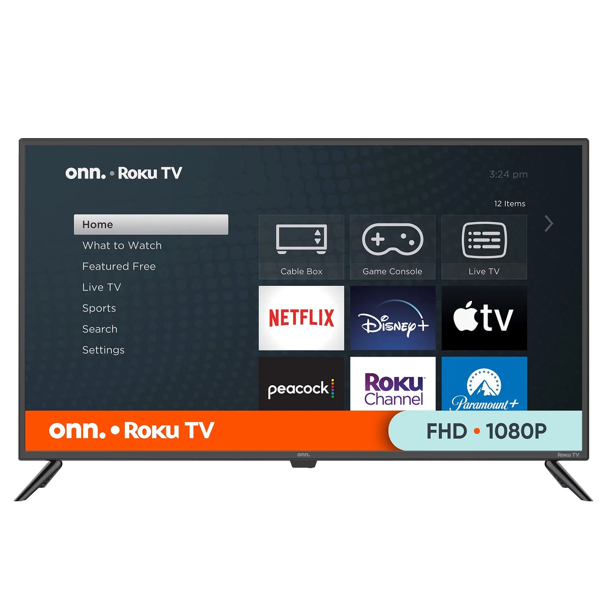 LED (100069992) onn. (1080P) Class Smart 43” Roku TV FHD