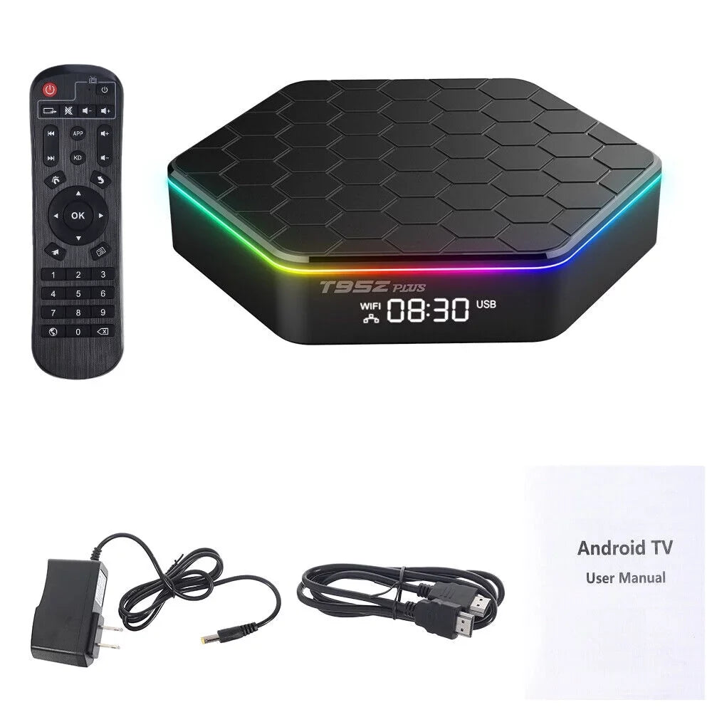 Android 6K Stream 12.0 Player: T95Z Plus Box TV Smart JahyShow 4+128G HD with