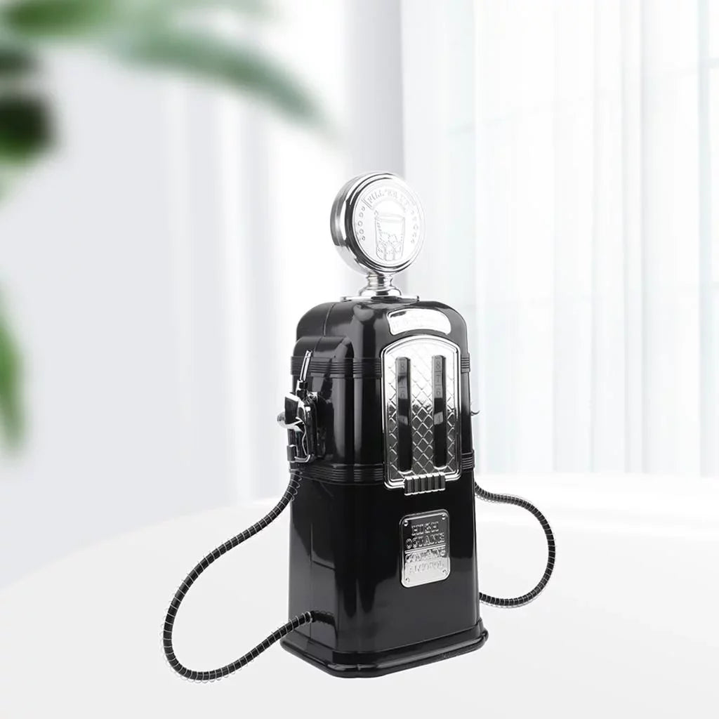 Dual Gas Dispenser Station Pump Gas Dispenser Black Vodka Beverage