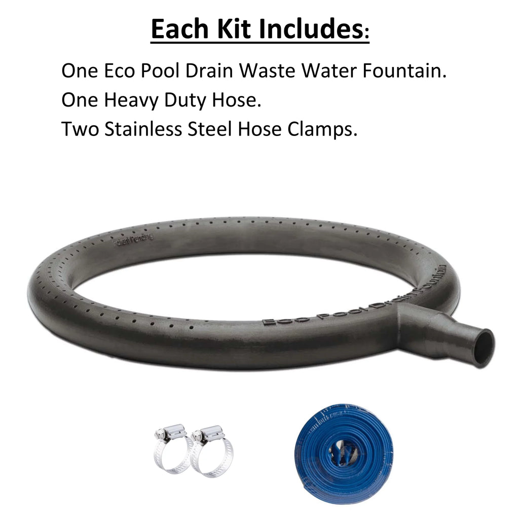 Backwash for & with Pool Sand Kit Pools Cartridge Filtered Swimming Hose Fountain Hose Water Waste 1.5" #400