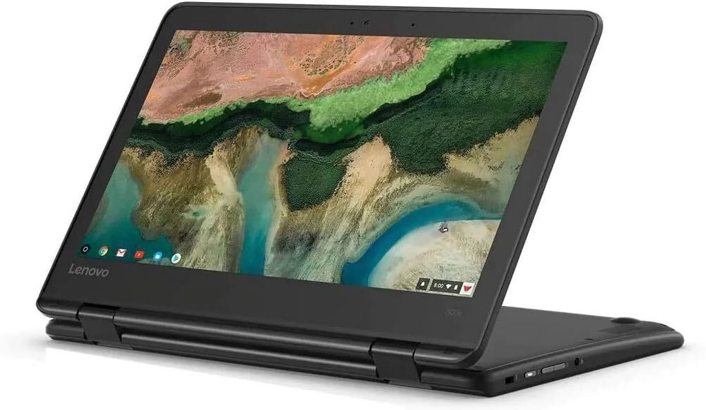 W/Spot, Touchscreen Gen Dent MT8173C, Black Laptop 300e Convertible Lenovo MTK 2nd Chromebook RAM, (MediaTek 2-in-1 11.6" 32GB) 4GB - & Scratch -