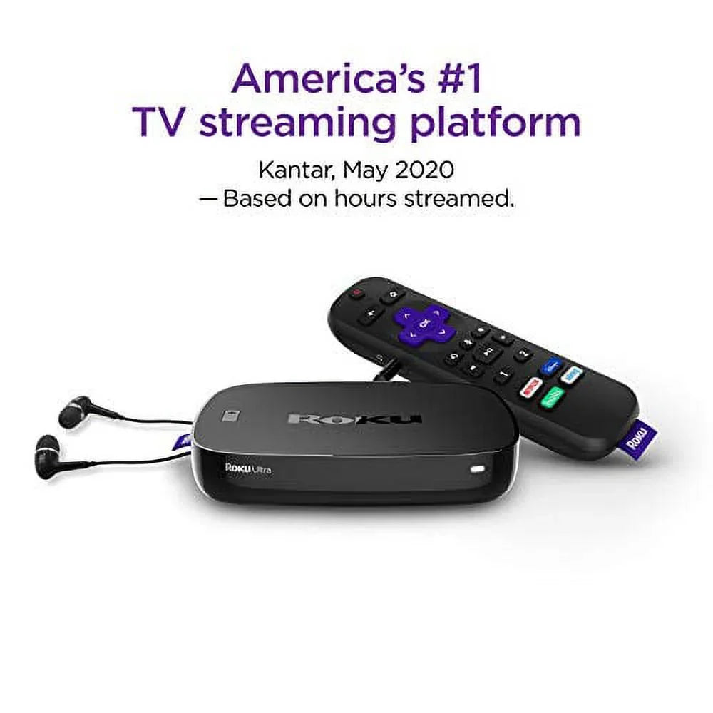 Streaming with Media Premium JBL | Headphones Roku 4K/HD/HDR Player Ultra