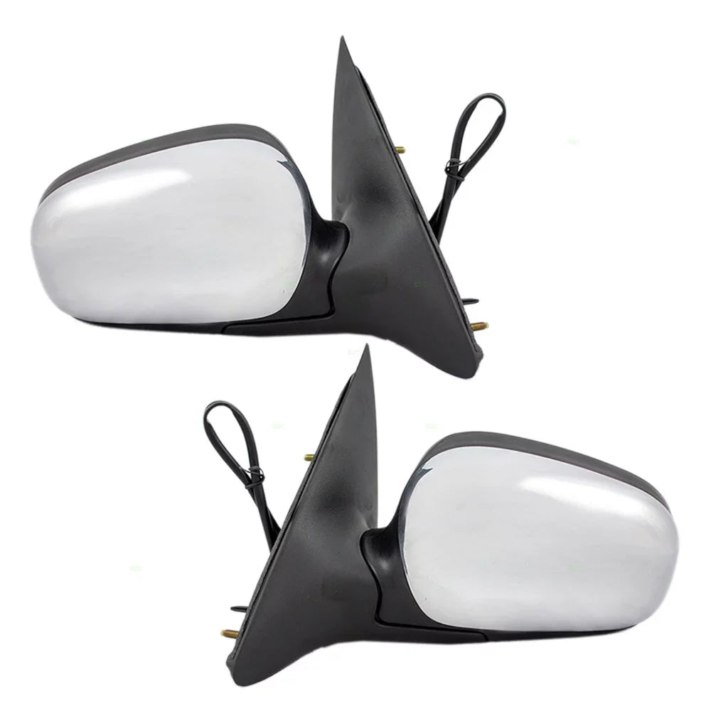 with Compatible 6W7Z17682AA Crown Mirrors Upgrade with Driver Power Replacement 98-08 and Brock View Grand Side Victoria Passenger Performance Chrome Marquis 6W7Z17683AA