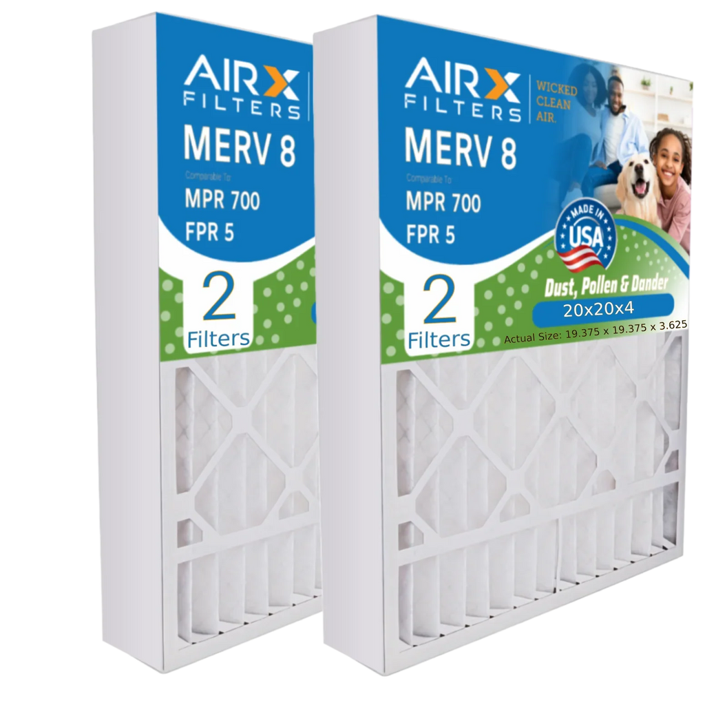 WICKED FPR 2 MPR Pack Filter MERV Filter Premium to CLEAN Furnace USA & 8 AIRX HVAC 700 Comparable 5 Filters by Made 20x20x4 AIR. 20x20x4 FILTERS AC atmospheric