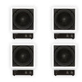 Theater and 4 Mount Pack Subwoofer Flush 10" TS1000 Amp Solutions Speaker