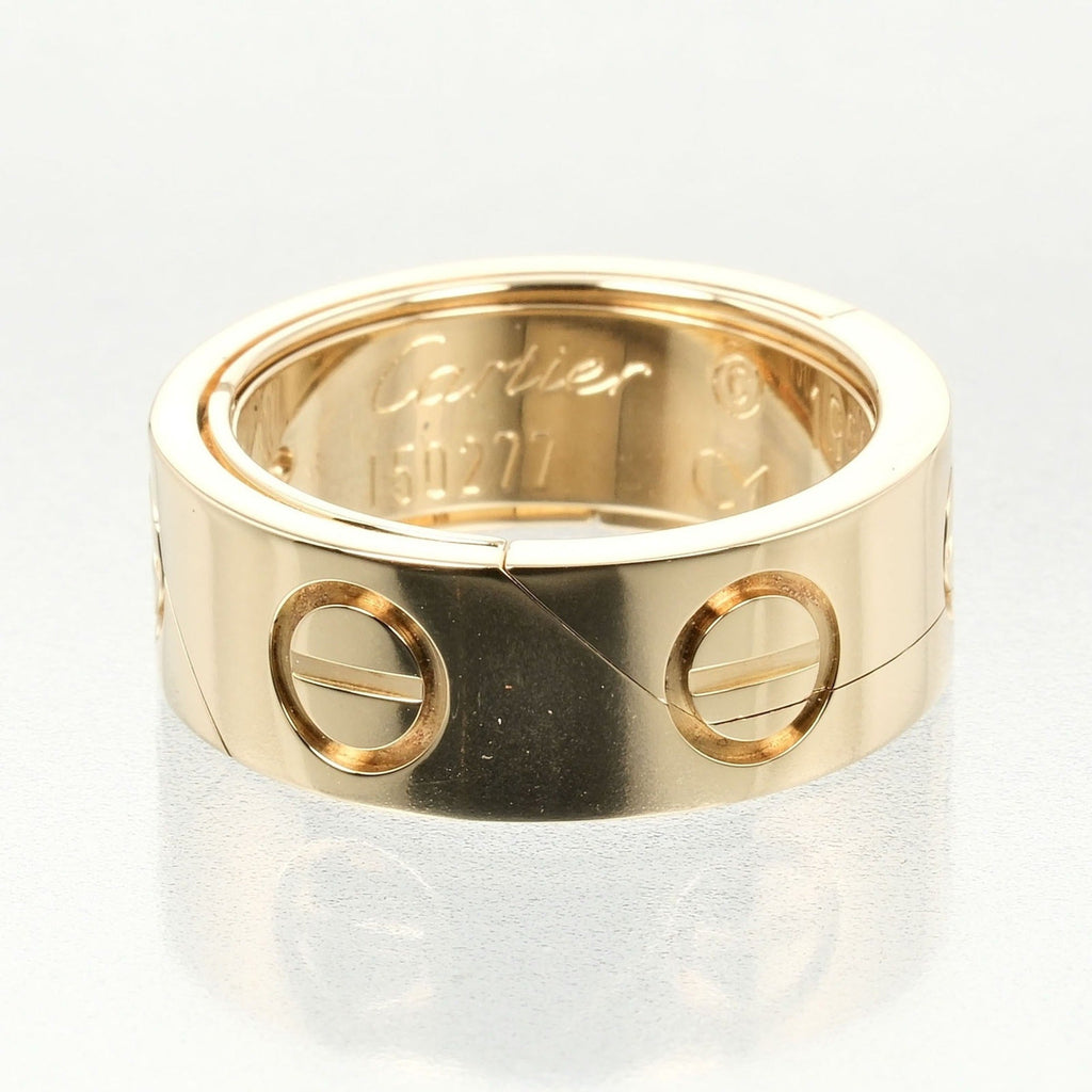 Cartier (Good) gold, Love YG yellow size approx. Pre-Owned ring, Astro K18 9 11.68g I132124018