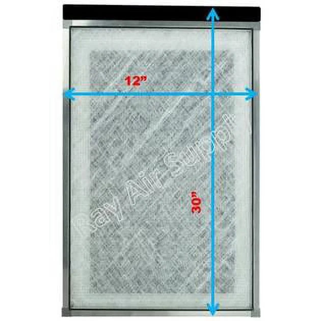 oxygen Replacement Guard SUPPLY Filter RAYAIR Refills (3 Pack) Pads 12x30 Compatible with MicroPower WHITE 12x30 Cleaner