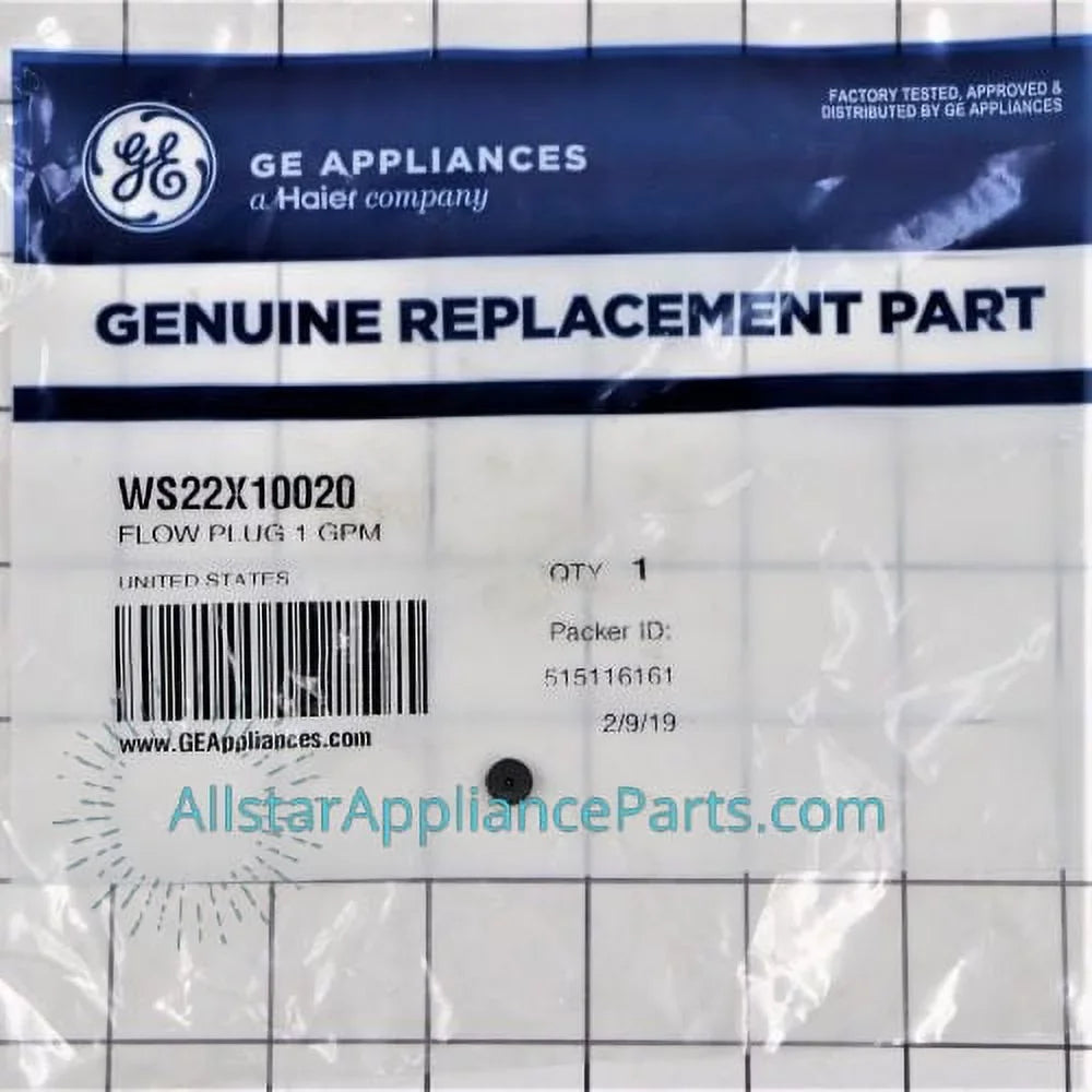 WS22X10020 System Filtration Refrigerator Plug GE Water