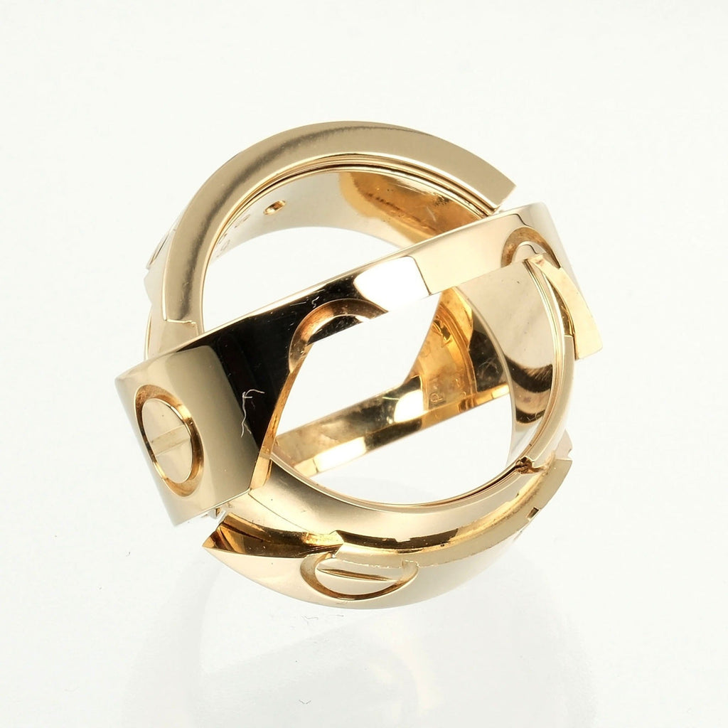 Cartier (Good) gold, Love YG yellow size approx. Pre-Owned ring, Astro K18 9 11.68g I132124018