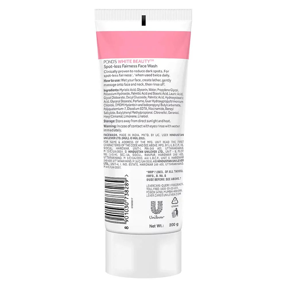 Face Fairness Pond,S G Beauty Wash, Less Spot 200 White