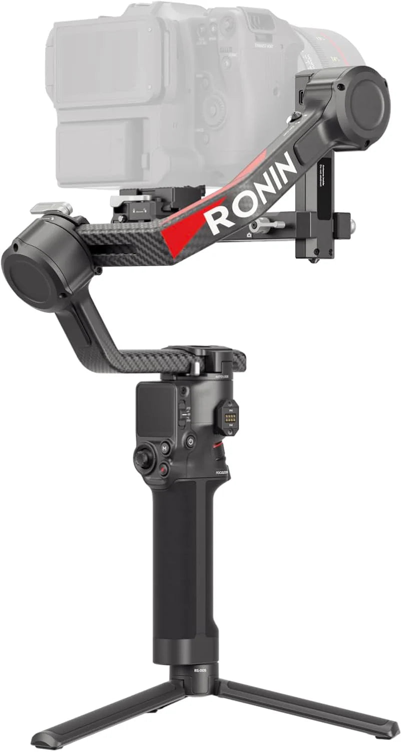 Dji Rs 4 Pro, 3-Osiowy Gimbal Do Lustrzanek Cyfrowych I Kamer Canon/Sony/Panasonic/Nikon/Fujifilm, Natywne Nagrywanie W Pionie 2 Gen., 4,5 Kg Udźwigu,