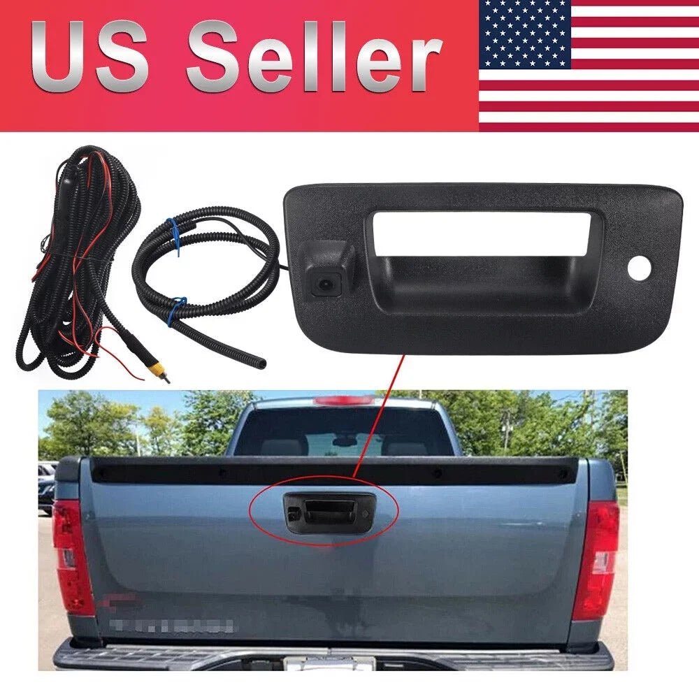 Tailgate Camera View Rear Chevy Handle For Paddsun Sierra 07-13 Silverado/GMC Backup