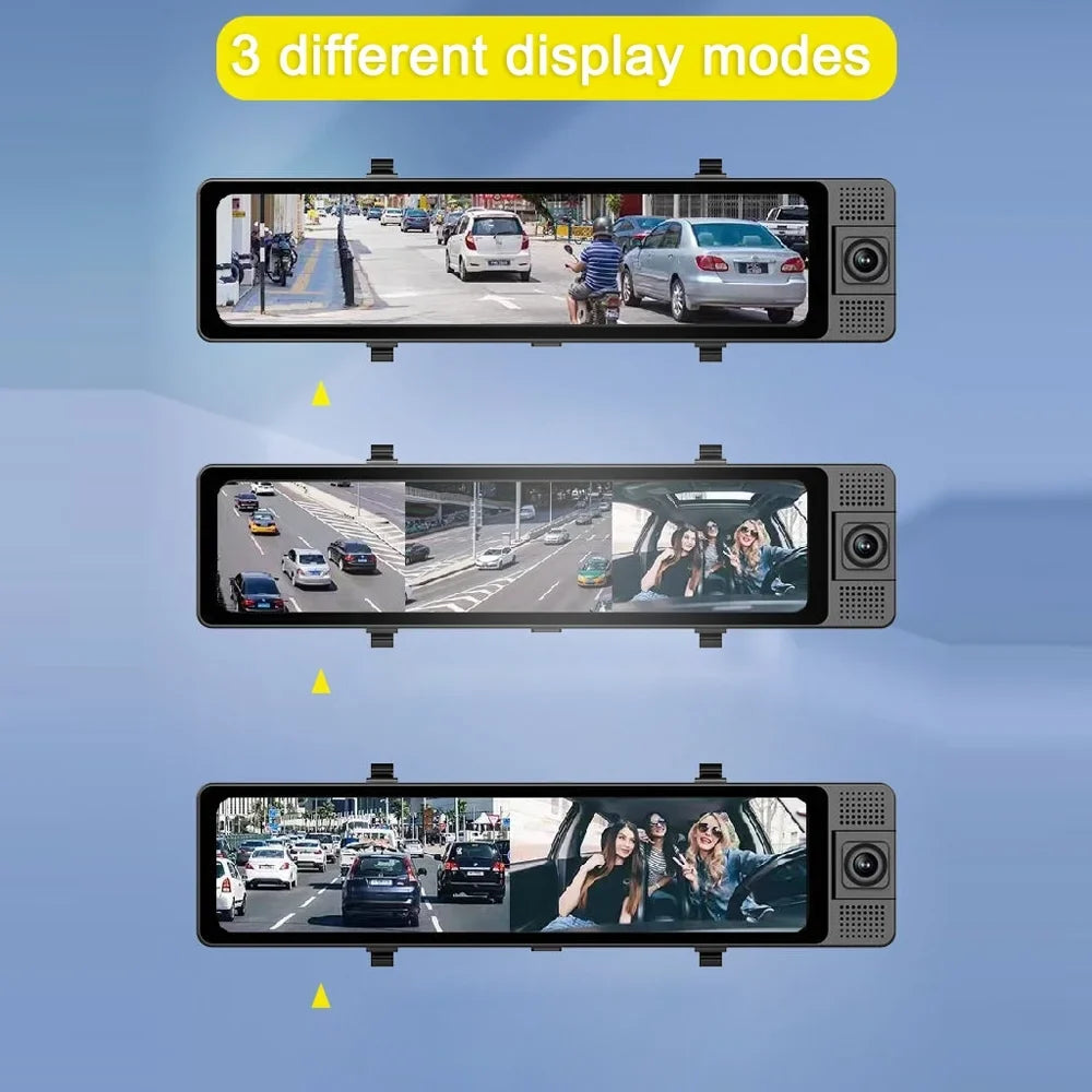 Auto Mirror Dcenta Camcorder, Angle Wide Safety Clear Car Recorder, Rearview Dashcam Camera, Recorder