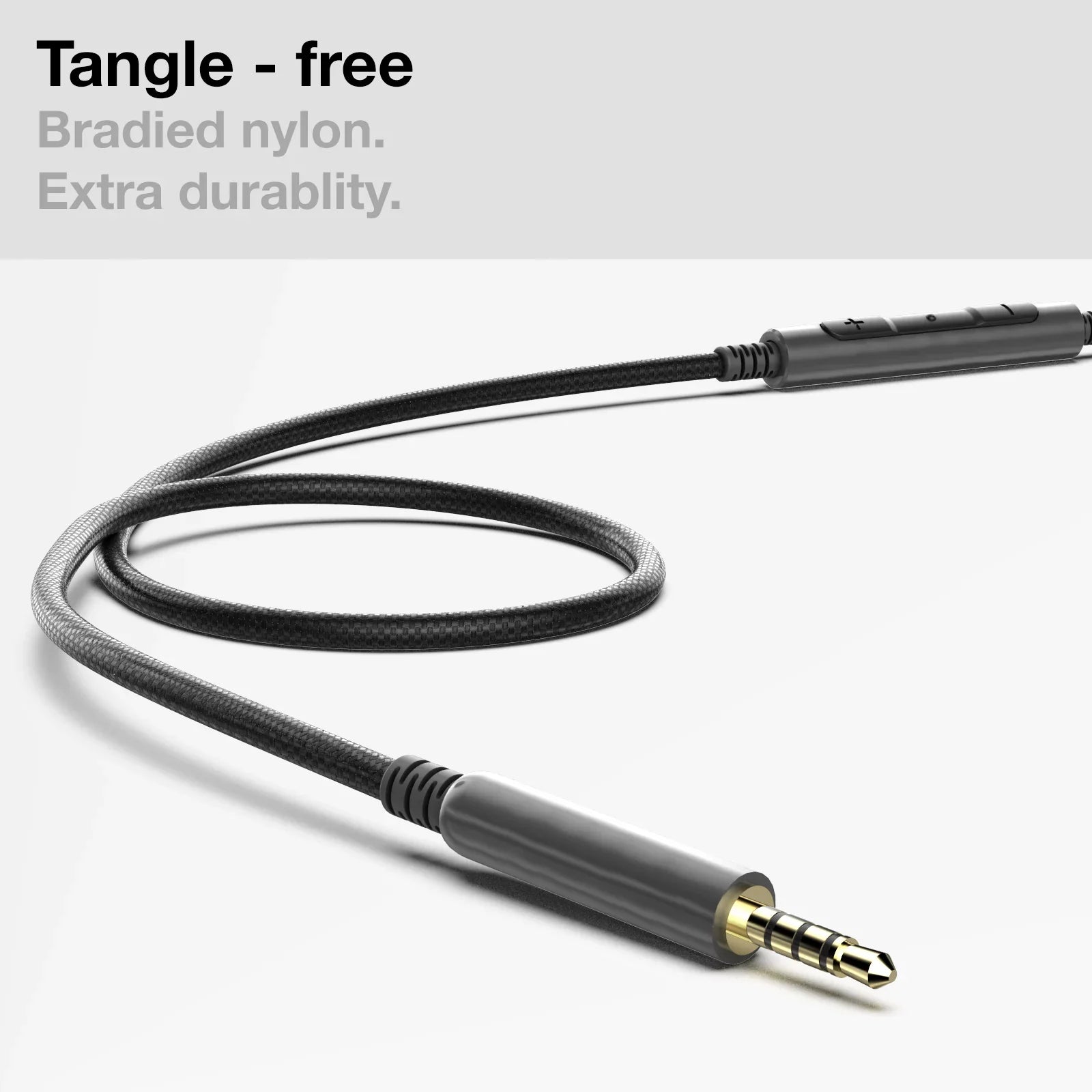 Cable Remote/ Mic Cable QC25 Volume Noise C Headphones Replacement USB / Audio Thore Control Connector 2.5mm w/ Canceling 700 / Aux Type with - QC35