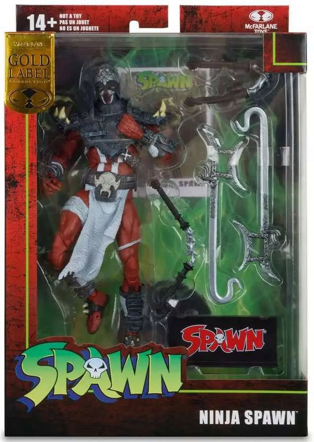 Ninja Action Figure Gold Label McFarlane Collection Spawn