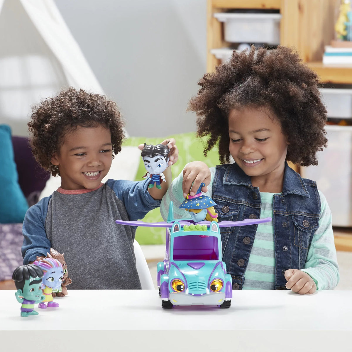 Up Sounds, Lights, Netflix Ages and with and Toy Monster Super GrrBus Bus 3 Music Monsters