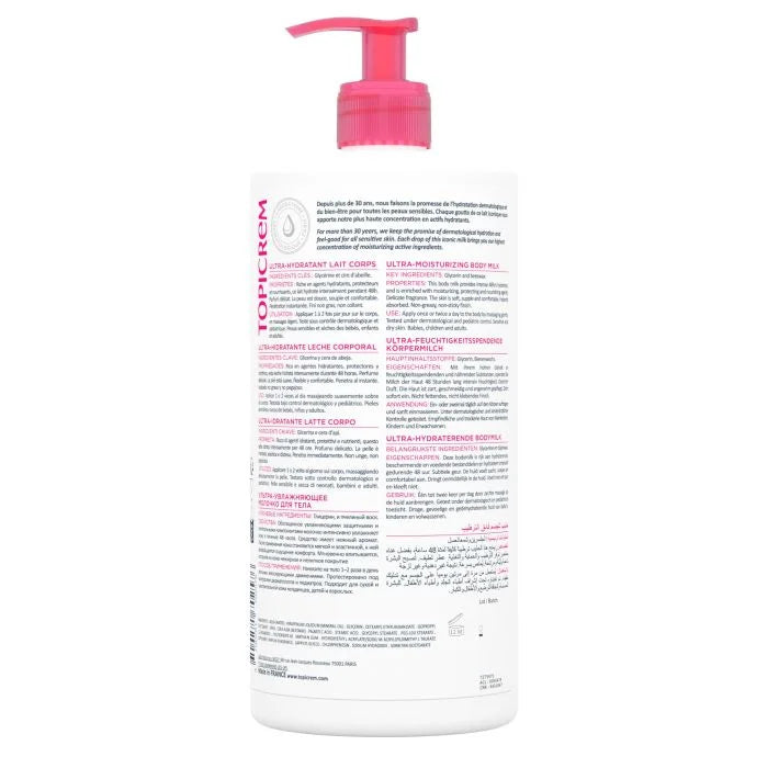 Body Topicrem Moisturizing 500ml Ultra Milk