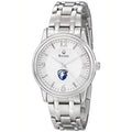 Silver Texas Bulova Quartz Stainless Patriots Watch Tyler Men's Steel