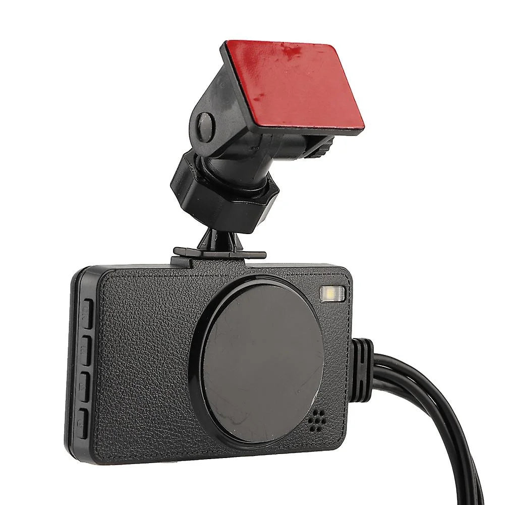 A V Double Lens Recorder 5 Driving Dvr Camera Front Rear 1 With And Motorcycle Dash