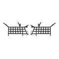 Teledu 21+2 Net 2x Trunk Mesh Door Side Restraint Protective Rear Cargo