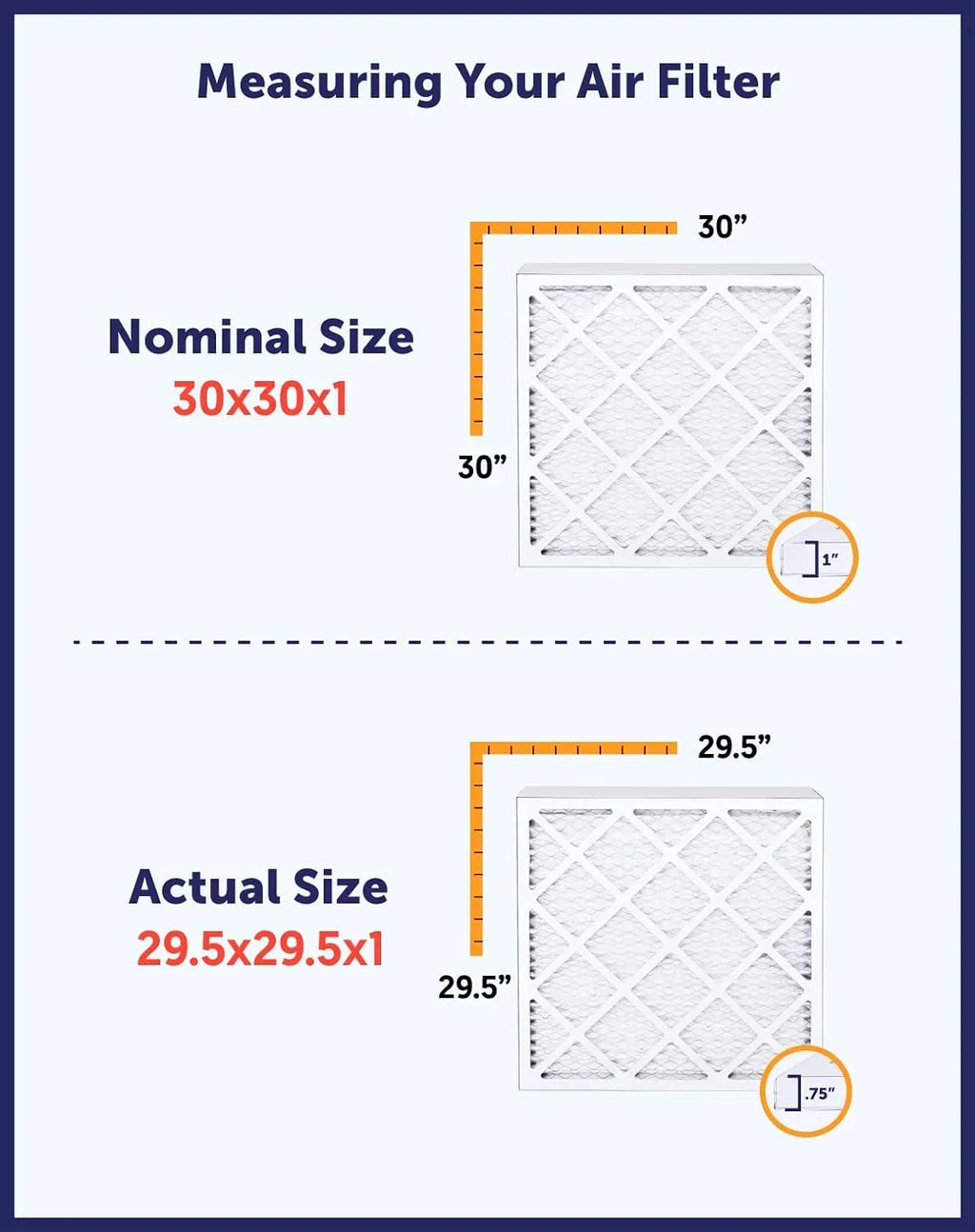 MADE A/C Filter | Size: 12.5 IN Furnace oxygen USA Actual King Filter MERV HVAC Pleated x x 4-PACK .75" 8 | | Filters 26.5 26.5x12.5x1 |
