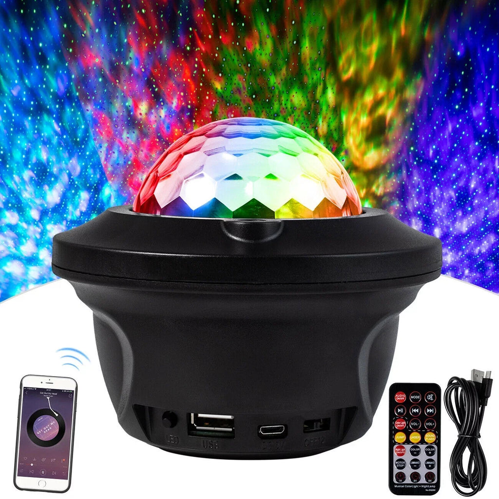 Lamp Stage RGB DJ Bluetooth Strobe Ball W/ Disco Speaker Remote Light Party LED