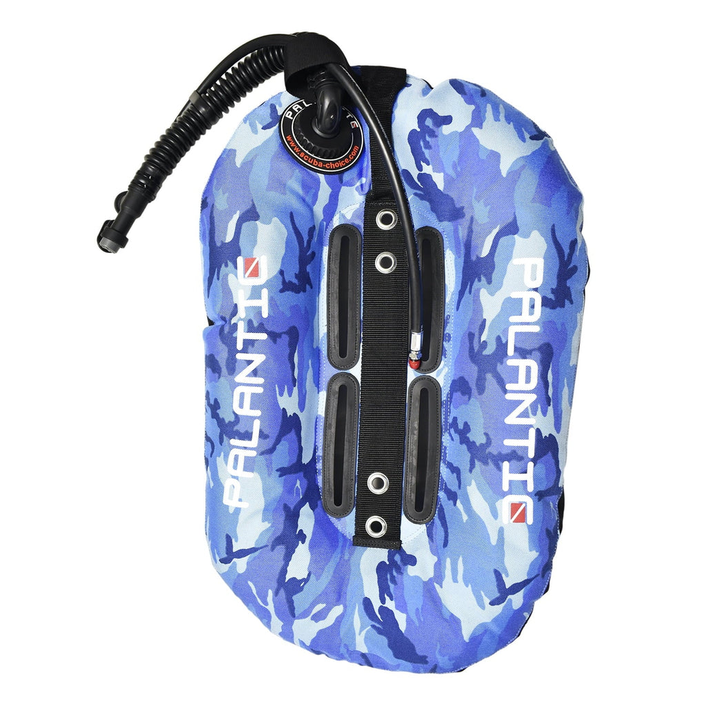 Donut Accent Diving Black Neptune Palantic w/ Camo Pro Wing 30lbs, Single Tank