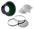 Kit Filter + Angle Canon PowerShot w/ G7 Adapter + Super 0.43X Macro X Lens/Filter Mark Definition Lens II High Wide