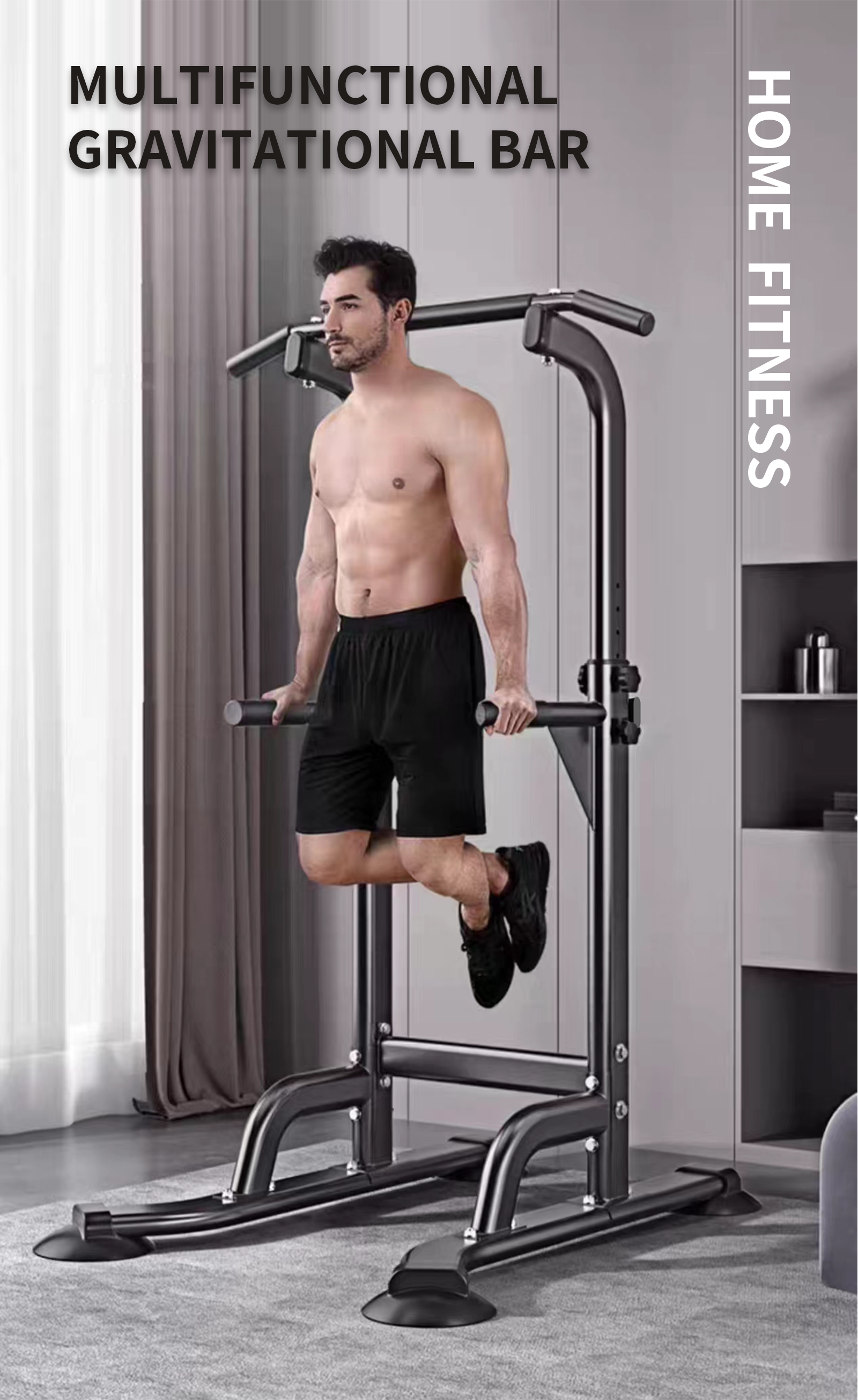 Tower Life Home Strength Bar Version,400LBS Your Training Equipment Station Workout Fitness Gym Station Up for Power Rebuild Newer Pull Dip