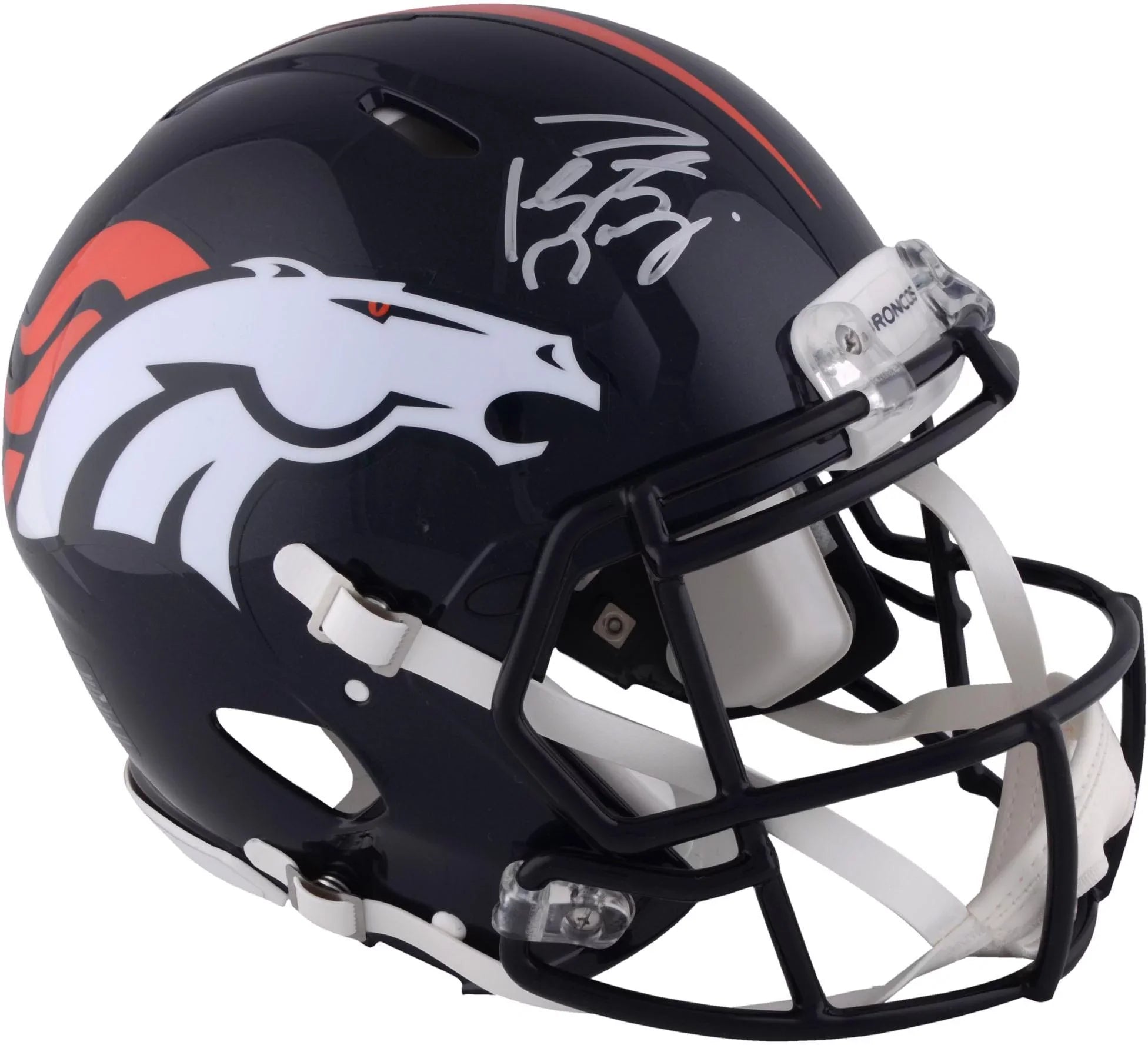 Certified Authentic Fanatics Pro-Line - Helmet Manning Broncos Denver Riddell Autographed Speed Peyton