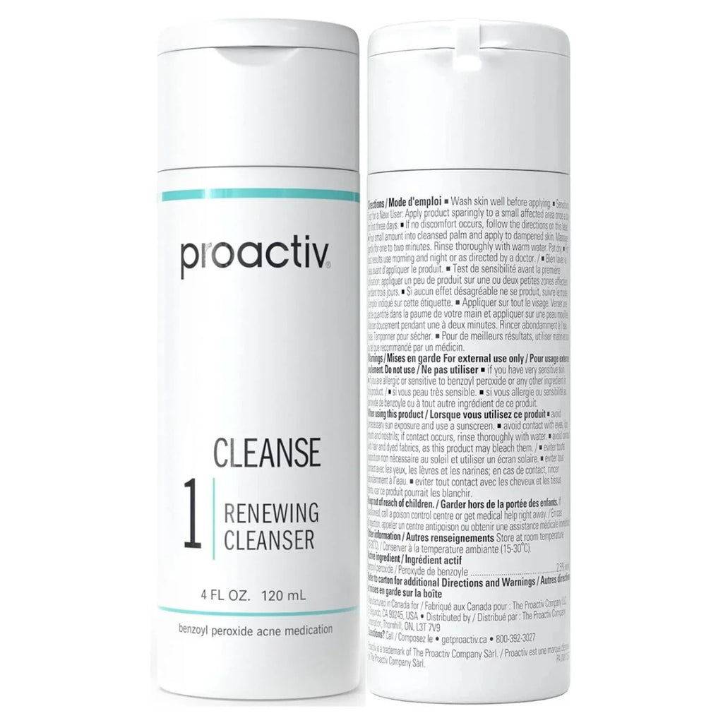 Cleanse Each 1 Cleanser of Solution 2, oz Step Renewing Acne Pack 4 Proactiv Medication
