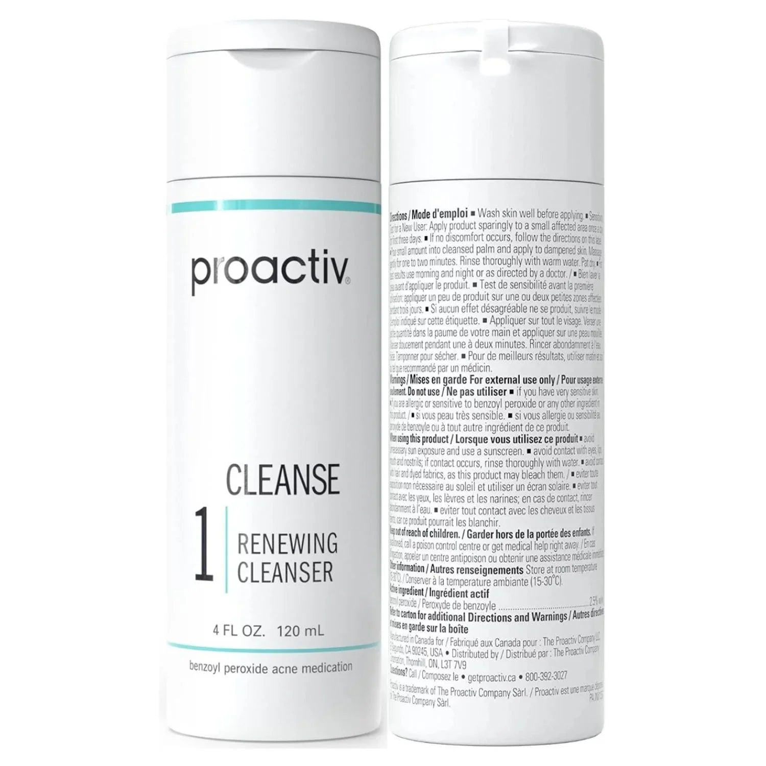 Cleanse Each 1 Cleanser of Solution 2, oz Step Renewing Acne Pack 4 Proactiv Medication