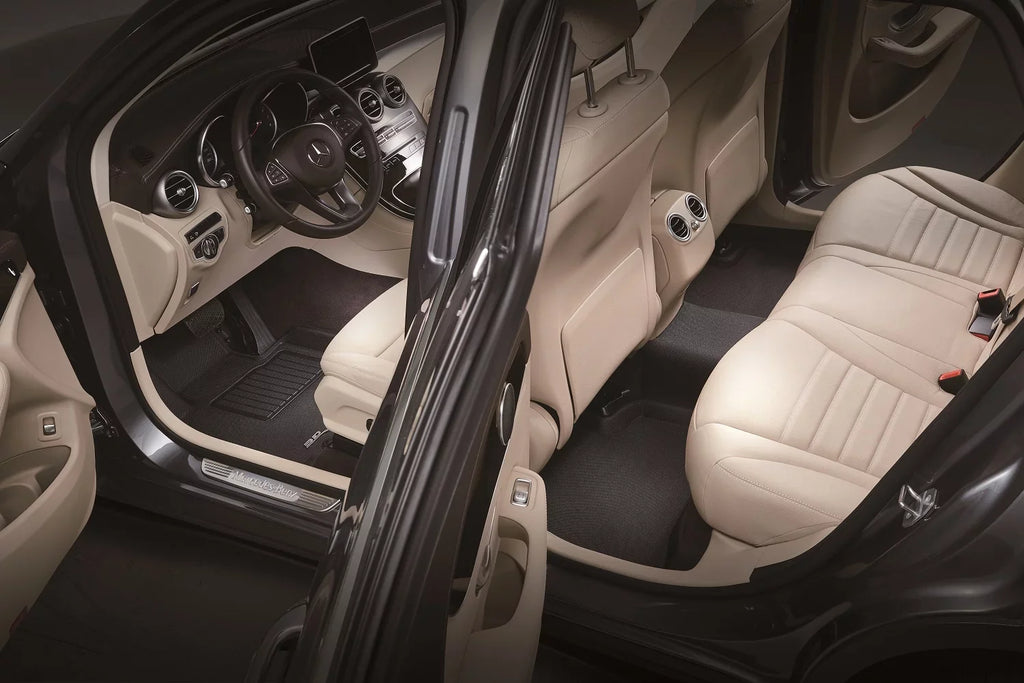 compatible SUBARU Floor MAXpider Mat KAGU (BLACK) 3D 2019-2024 with Set - FORESTER Full