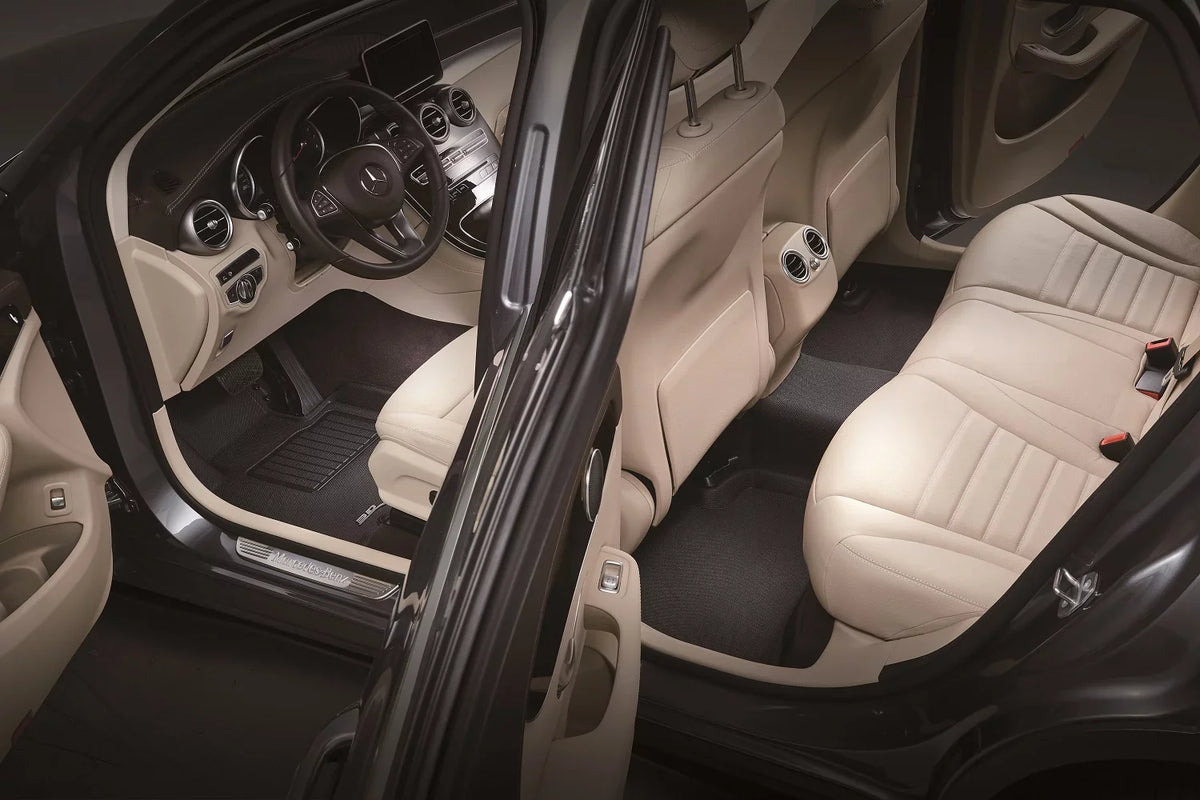 compatible SUBARU Floor MAXpider Mat KAGU (BLACK) 3D 2019-2024 with Set - FORESTER Full