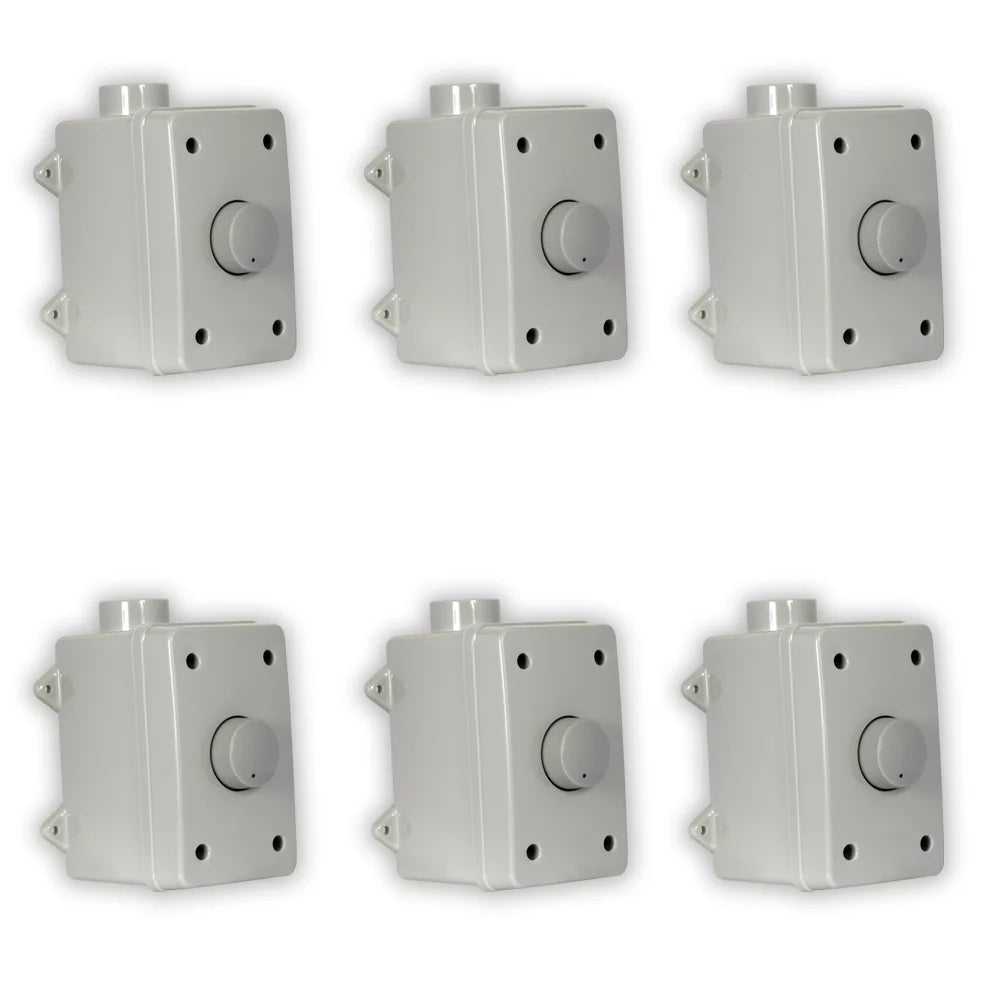 6 OVCDG Piece Gray Controls Set Solutions Volume Weatherproof Theater Outdoor