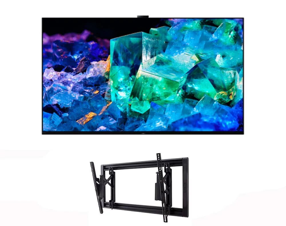Sony Wall TV BRAVIA 42-90" Enhanced Advanced XR55A95K Smart HDR IMAX 4K Tilt Mount OLED TV 55-inch XR Sanus with 4D VLT7-B2 (2022)