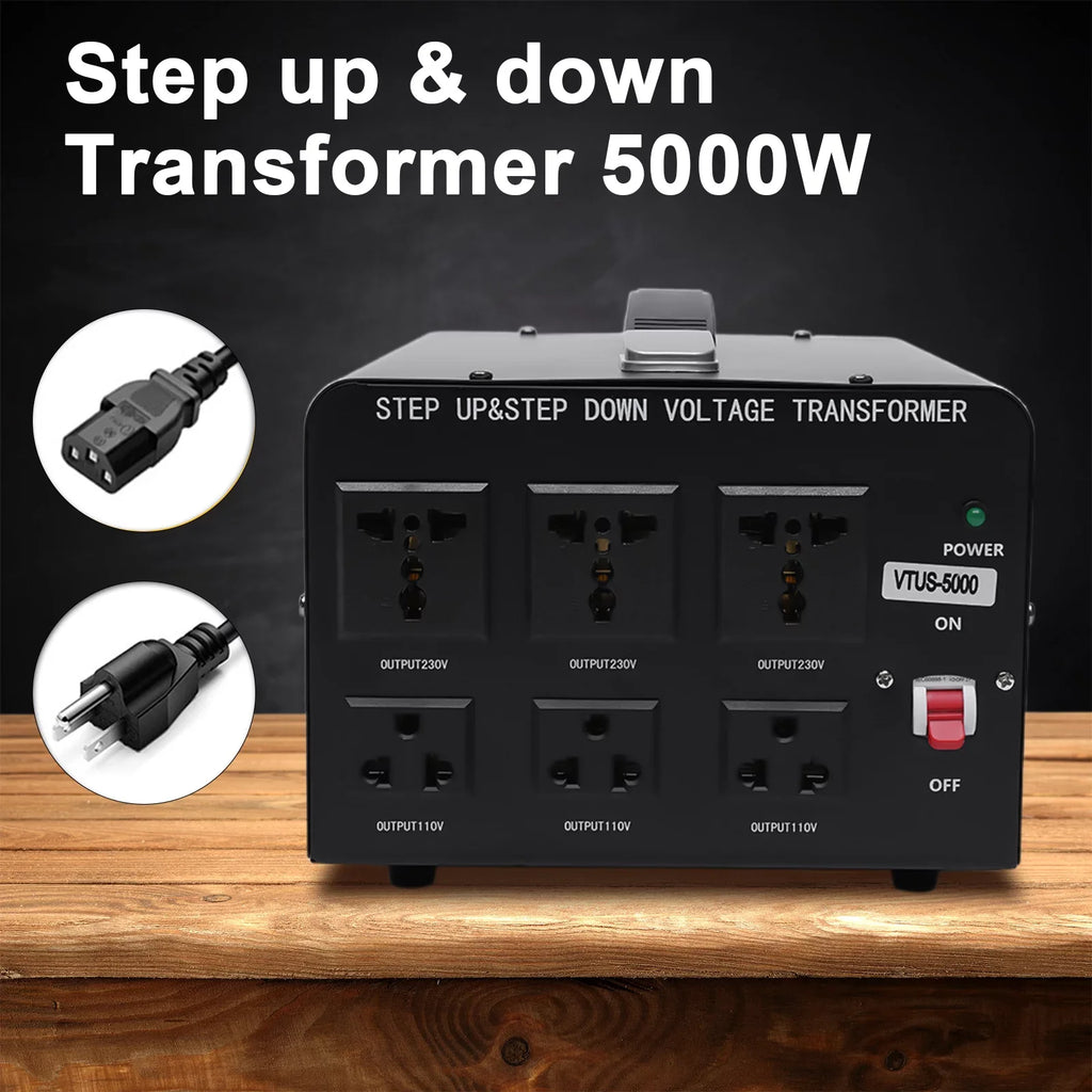 Heavy Voltage Power Step 220V 220V 5000 Converter to Convert Voltage Duty Up/Down Peak to / Converter 110V Loyalheartdy 110V Watt Electric Transformer