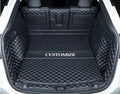 Custom Boot Liner Liner Makes for Full BMW-Tesla-Mercedes-Honda-Lexus-Subaru with Weather Car Cargo Mats -Black Trunk 95% Stitching Coverage Black Trunk Car Mats All