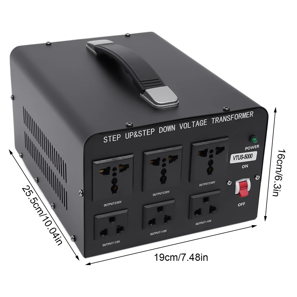 Heavy Voltage Power Step 220V 220V 5000 Converter to Convert Voltage Duty Up/Down Peak to / Converter 110V Loyalheartdy 110V Watt Electric Transformer