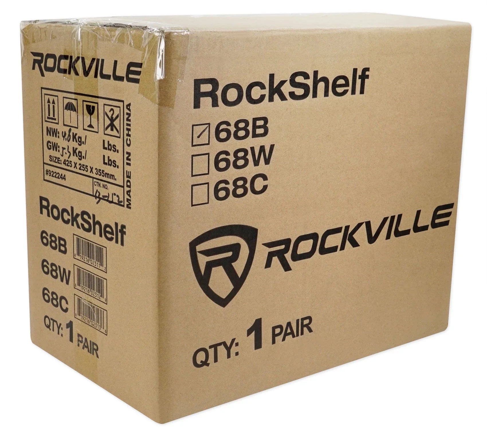 w/ Amplifier Bluetooth+(4) 150 BLUAMP Rockville Speakers+Stands Bookshelf 6.5"